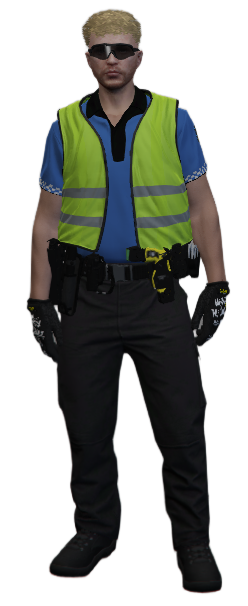 Služební oblečení Městské policie Orlice s reflexní vestou